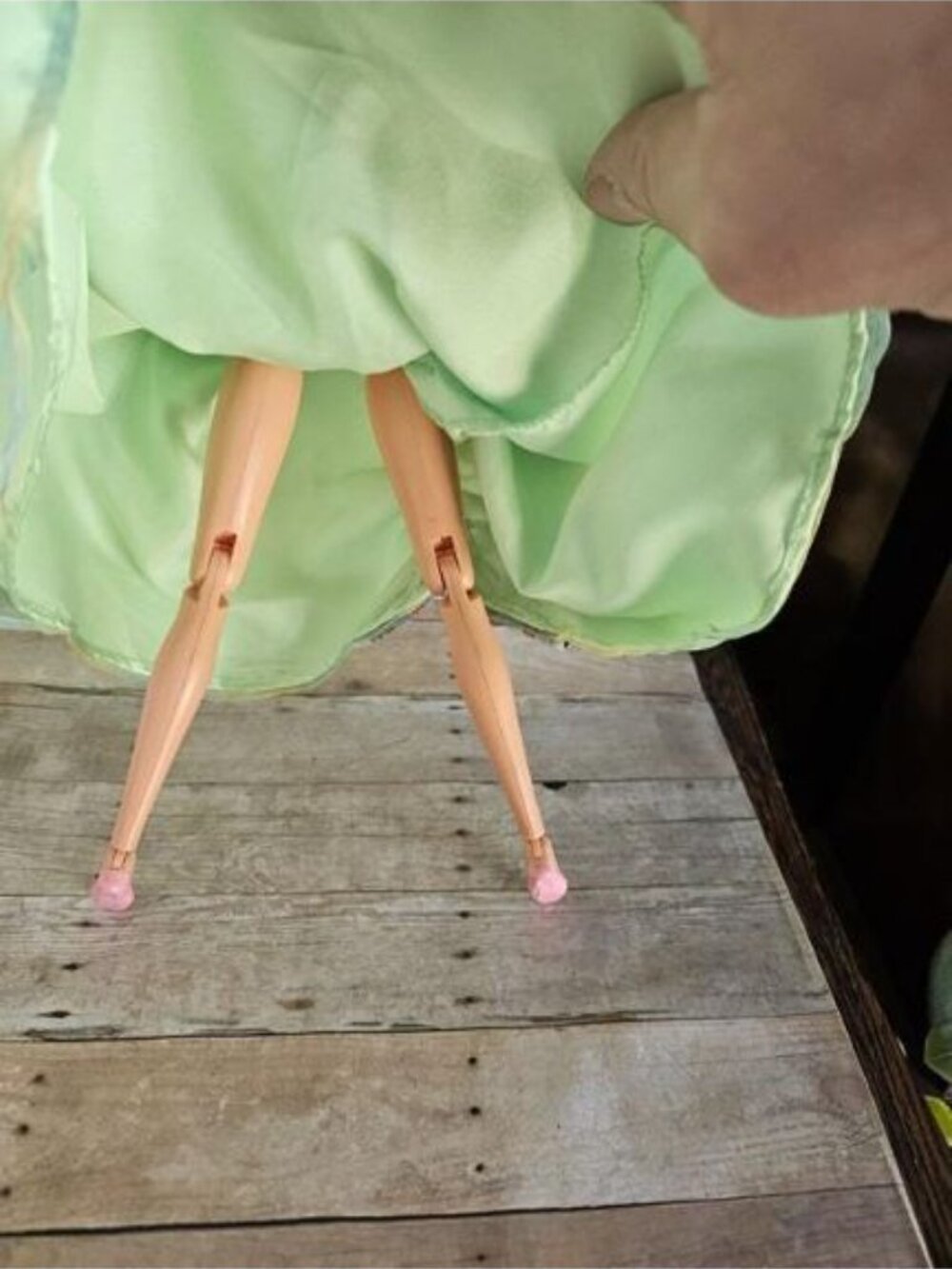 Mattel 1995 Ballerina Barbie Pirouette Doll Green Shimmer Dress Vintage Rare - Picture 4 of 5